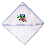 Baby Hooded Towel Kids Animal Cute Owl Bird Embroidery Kids Bath Robe Cotton - Cute Rascals