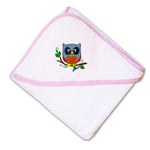 Baby Hooded Towel Kids Animal Cute Owl Bird Embroidery Kids Bath Robe Cotton - Cute Rascals