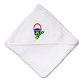 Baby Hooded Towel Kids Bucket and Pale Embroidery Kids Bath Robe Cotton