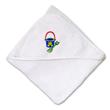Baby Hooded Towel Kids Bucket and Pale Embroidery Kids Bath Robe Cotton
