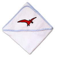 Baby Hooded Towel Dinosaur Pterosaurs Embroidery Kids Bath Robe Cotton - Cute Rascals
