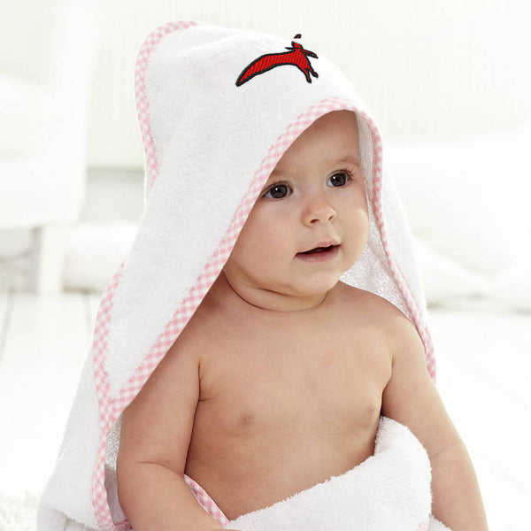 Baby Hooded Towel Dinosaur Pterosaurs Embroidery Kids Bath Robe Cotton - Cute Rascals