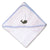 Baby Hooded Towel Whale Embroidery Kids Bath Robe Cotton - Cute Rascals