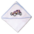 Baby Hooded Towel Sprint Car Sports A Embroidery Kids Bath Robe Cotton
