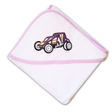 Baby Hooded Towel Sprint Car Sports A Embroidery Kids Bath Robe Cotton