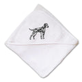 Baby Hooded Towel Dalmatian Embroidery Kids Bath Robe Cotton