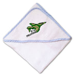 Baby Hooded Towel F-4 Phantom Name Embroidery Kids Bath Robe Cotton - Cute Rascals