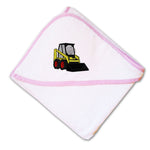 Baby Hooded Towel Skid Loader B Embroidery Kids Bath Robe Cotton - Cute Rascals