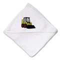 Baby Hooded Towel Skid Loader B Embroidery Kids Bath Robe Cotton