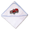 Baby Hooded Towel Cement Truck A Embroidery Kids Bath Robe Cotton