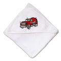 Baby Hooded Towel Cement Truck A Embroidery Kids Bath Robe Cotton