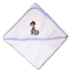 Baby Hooded Towel Dalmatian Firefighter Helmet Embroidery Kids Bath Robe Cotton - Cute Rascals