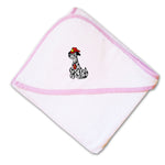 Baby Hooded Towel Dalmatian Firefighter Helmet Embroidery Kids Bath Robe Cotton - Cute Rascals