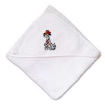 Baby Hooded Towel Dalmatian Firefighter Helmet Embroidery Kids Bath Robe Cotton - Cute Rascals