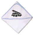 Baby Hooded Towel Firefighter Truck Hook and Ladder Embroidery Kids Bath Robe