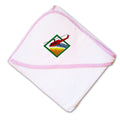 Baby Hooded Towel Fire Helicopter Embroidery Kids Bath Robe Cotton