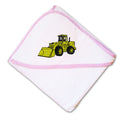 Baby Hooded Towel Wheel Loader A Embroidery Kids Bath Robe Cotton