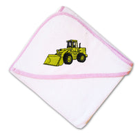 Baby Hooded Towel Wheel Loader A Embroidery Kids Bath Robe Cotton - Cute Rascals