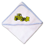 Baby Hooded Towel Compactor Construction A Embroidery Kids Bath Robe Cotton - Cute Rascals