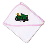 Baby Hooded Towel Riding Lawn Mower A Embroidery Kids Bath Robe Cotton - Cute Rascals