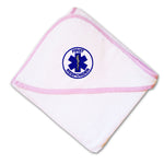 Baby Hooded Towel First Responder Occupations A Embroidery Kids Bath Robe Cotton - Cute Rascals