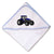 Baby Hooded Towel 90 Feets Tractor Embroidery Kids Bath Robe Cotton - Cute Rascals