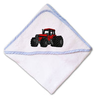 Baby Hooded Towel Tractor Machine C Embroidery Kids Bath Robe Cotton - Cute Rascals