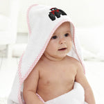 Baby Hooded Towel Tractor Machine C Embroidery Kids Bath Robe Cotton - Cute Rascals