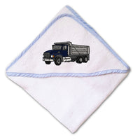 Baby Hooded Towel Dump Truck B Embroidery Kids Bath Robe Cotton - Cute Rascals