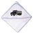 Baby Hooded Towel Dump Truck B Embroidery Kids Bath Robe Cotton - Cute Rascals