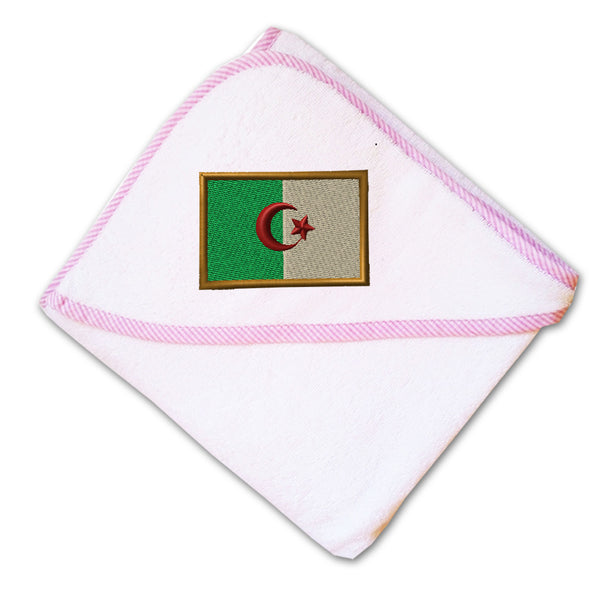 Baby Hooded Towel Algeria Embroidery Kids Bath Robe Cotton - Cute Rascals