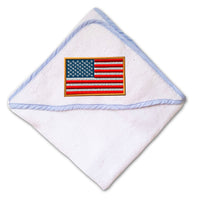 Baby Hooded Towel American Embroidery Kids Bath Robe Cotton - Cute Rascals