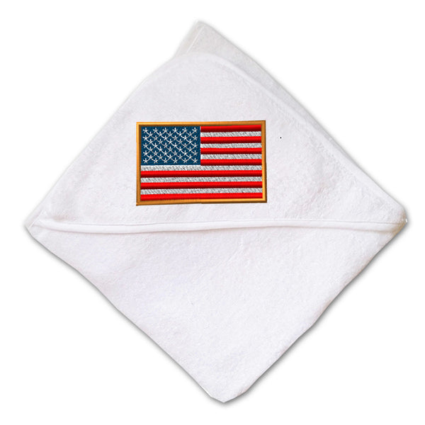 Baby Hooded Towel American Embroidery Kids Bath Robe Cotton - Cute Rascals