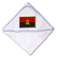 Baby Hooded Towel Angola Embroidery Kids Bath Robe Cotton - Cute Rascals