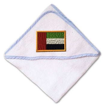 Baby Hooded Towel Arab Emirates Embroidery Kids Bath Robe Cotton