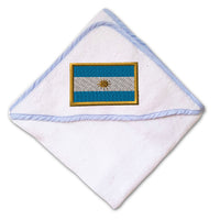 Baby Hooded Towel Argentina Embroidery Kids Bath Robe Cotton - Cute Rascals