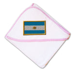 Baby Hooded Towel Argentina Embroidery Kids Bath Robe Cotton - Cute Rascals
