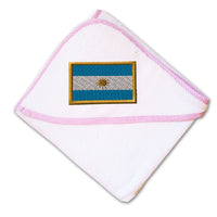 Baby Hooded Towel Argentina Embroidery Kids Bath Robe Cotton - Cute Rascals