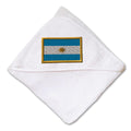 Baby Hooded Towel Argentina Embroidery Kids Bath Robe Cotton