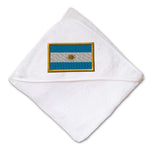 Baby Hooded Towel Argentina Embroidery Kids Bath Robe Cotton - Cute Rascals