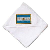 Baby Hooded Towel Argentina Embroidery Kids Bath Robe Cotton - Cute Rascals