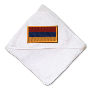 Baby Hooded Towel Armenia Embroidery Kids Bath Robe Cotton