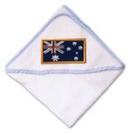 Baby Hooded Towel Australia Embroidery Kids Bath Robe Cotton - Cute Rascals