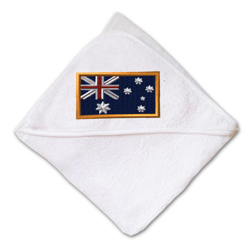 Baby Hooded Towel Australia Embroidery Kids Bath Robe Cotton