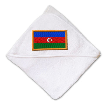 Baby Hooded Towel Azerbaijan Embroidery Kids Bath Robe Cotton
