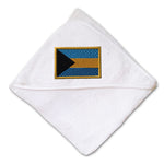 Baby Hooded Towel Bahamas Embroidery Kids Bath Robe Cotton - Cute Rascals