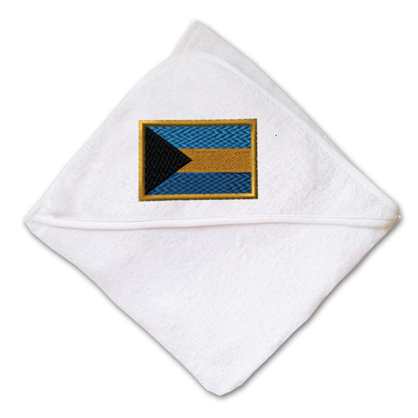 Baby Hooded Towel Bahamas Embroidery Kids Bath Robe Cotton - Cute Rascals
