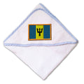 Baby Hooded Towel Barbados Embroidery Kids Bath Robe Cotton