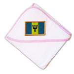 Baby Hooded Towel Barbados Embroidery Kids Bath Robe Cotton - Cute Rascals