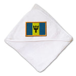 Baby Hooded Towel Barbados Embroidery Kids Bath Robe Cotton - Cute Rascals